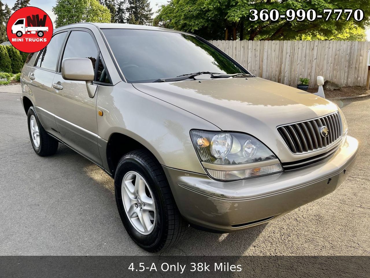 1998 Toyota Harrier 3.0 Four 4WD, PS,PW,PL,PM, AC, Automatic