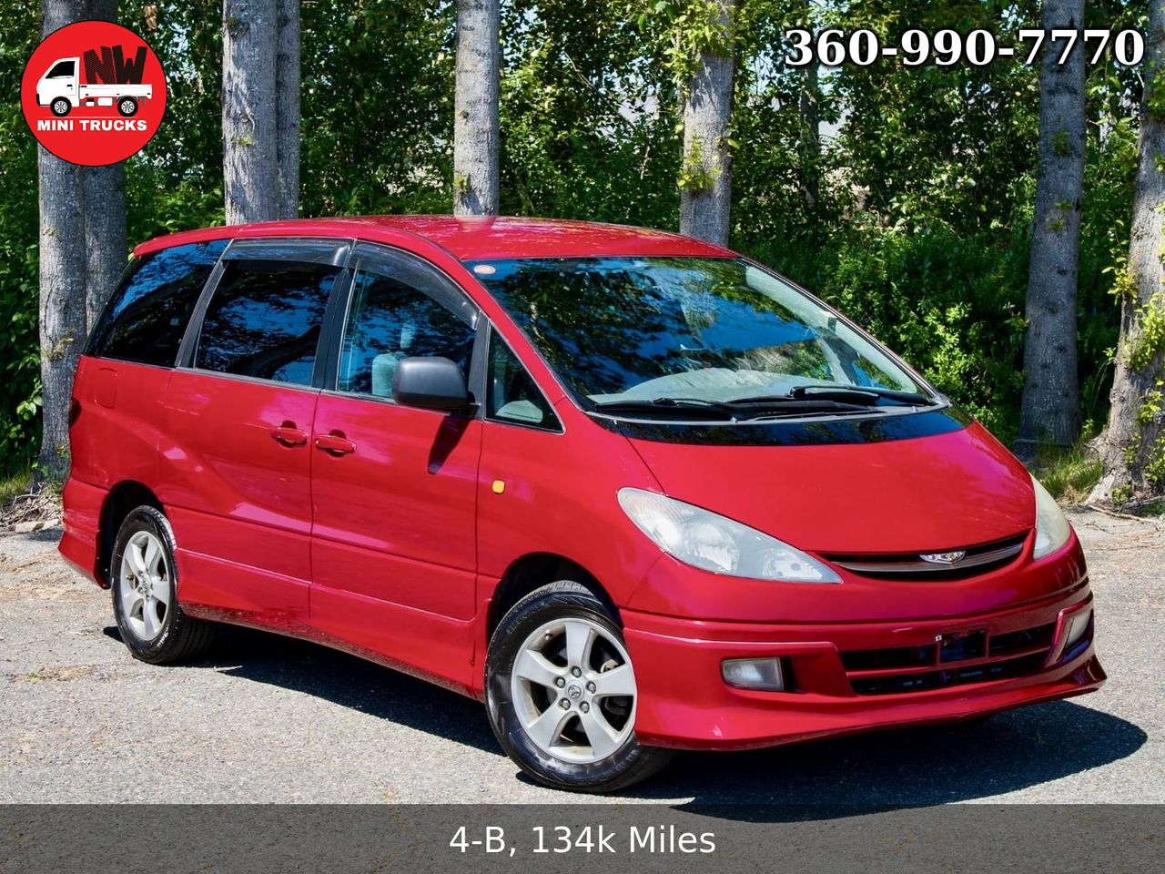 2000 Toyota Estima 3.0 Aeras 4WD, AC, PS, PW, PL, 8-Pass, Auto