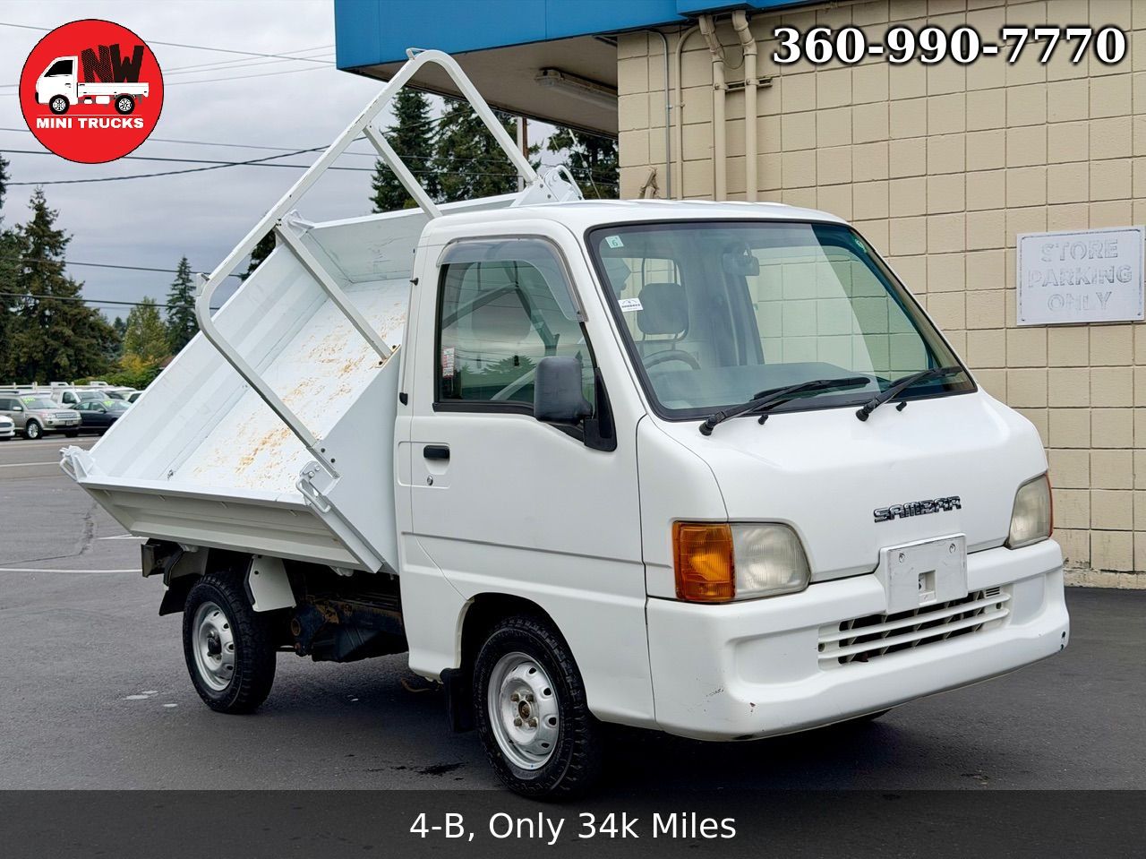 2001 Subaru Sambar HD Dump EFI 3-Way, 4WD 2Hi-4Hi-EL, PS, AC, 5MT