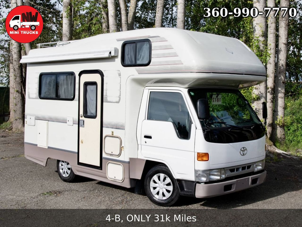 1998 Toyota Camroad  Champ Camper RWD, Fully Loaded, Auto