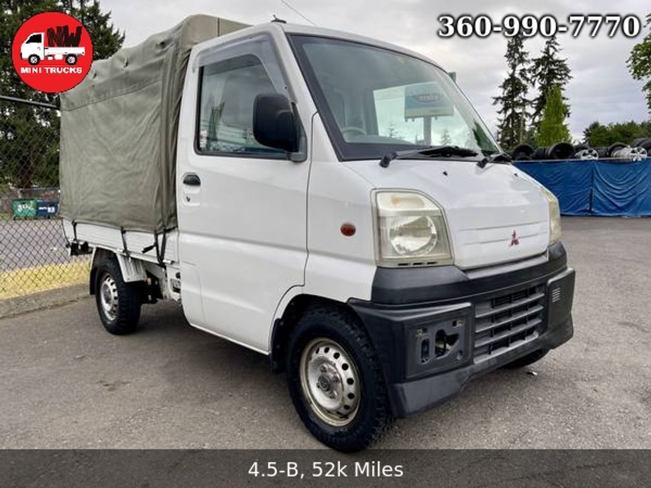 1999 Mitsubishi Minicab EFI Canopy 4WD, 2Hi-4Hi-4Lo, PS, AC, 5MT