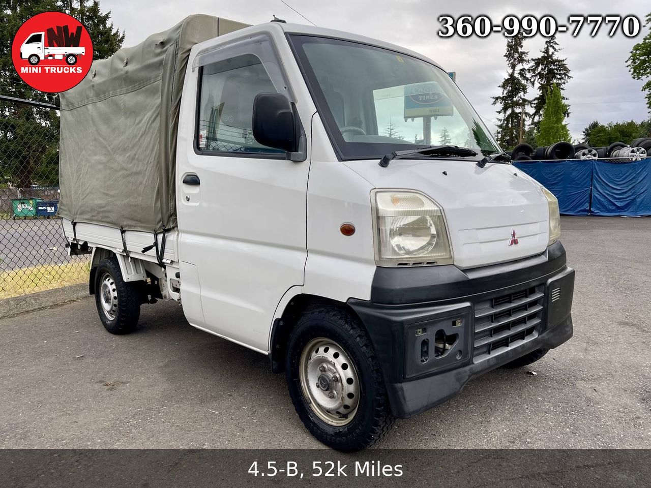 1999 Mitsubishi Minicab EFI Canopy 4WD, 2Hi-4Hi-4Lo, PS, AC, 5MT