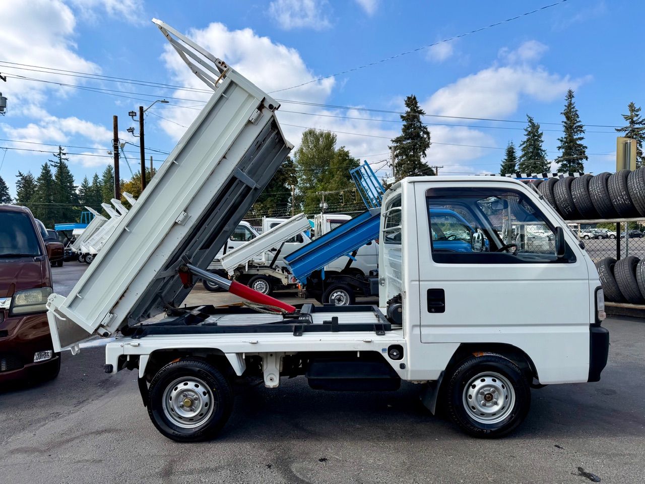 1994 Honda Acty HD Dump RealTime 4WD, Mid-Engine, AC, 5MT