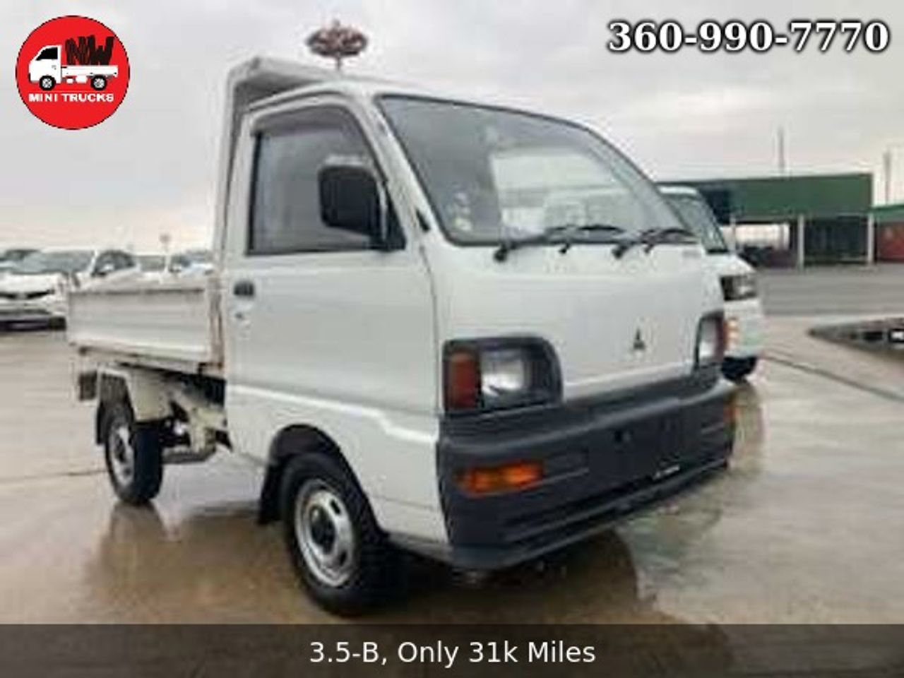 1995 Mitsubishi Minicab HD Dump 4WD, 2Hi-4Hi-4Lo, PS, 5MT