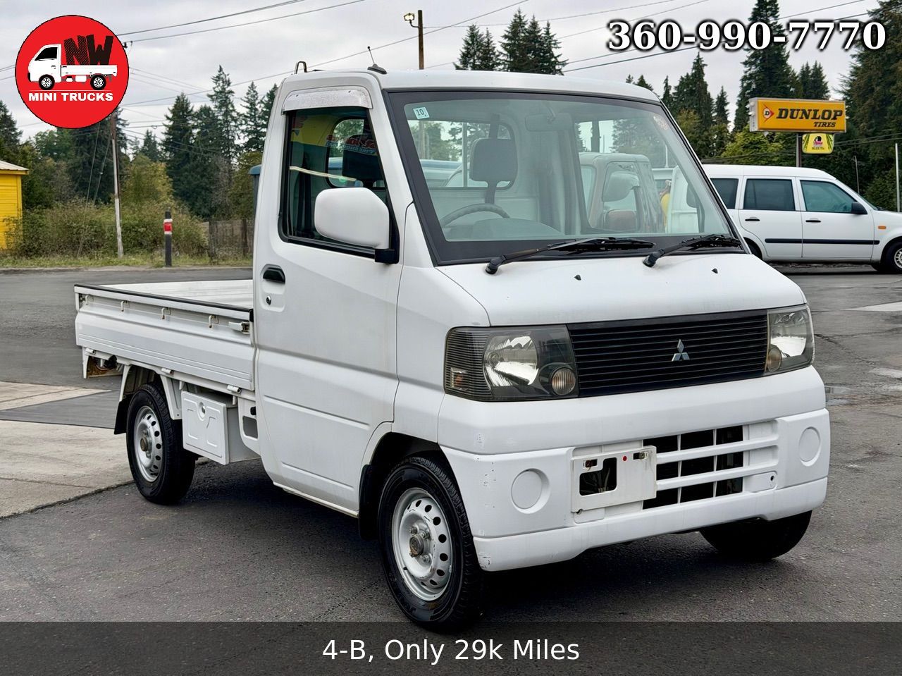 2001 Mitsubishi Minicab EFI 4WD, 2Hi-4Hi-4Lo, AC, PS, 5MT