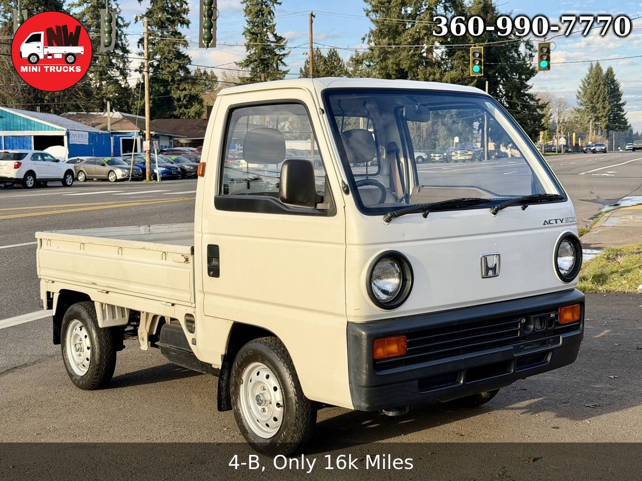 1988 Honda Acty Super Delux Classic 2WD, Mid-Engine, 4MT, Rare!