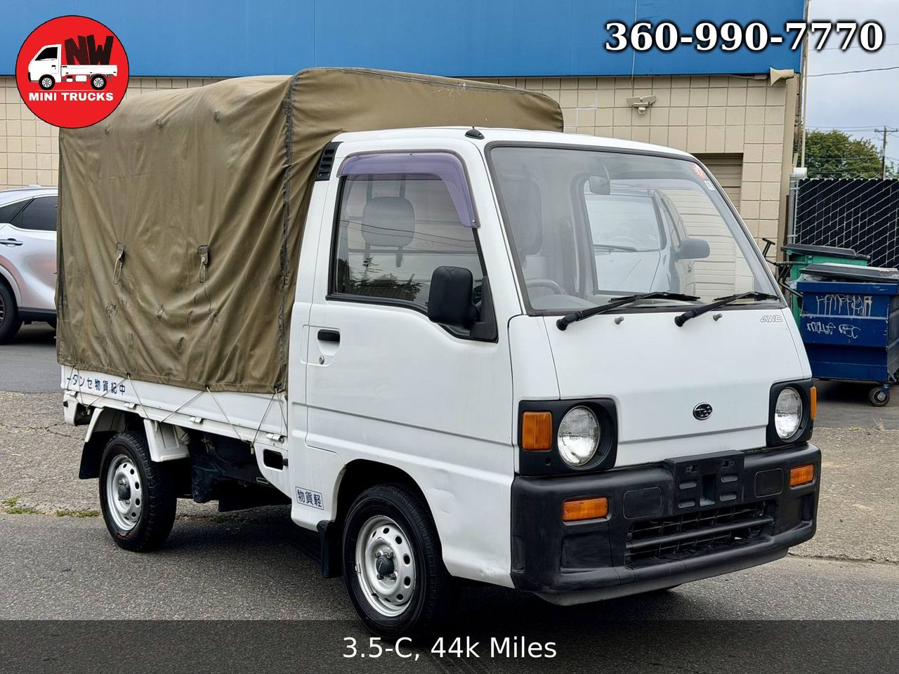 1990 Subaru Sambar Super Charged 4WD, 2Hi-4Hi AC 5MT, Difflock