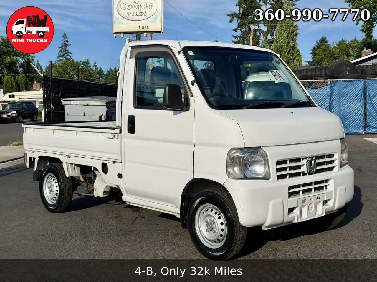 2000 Honda Acty EFI Realtime 4WD, AC, PS, Airbag, 5MT