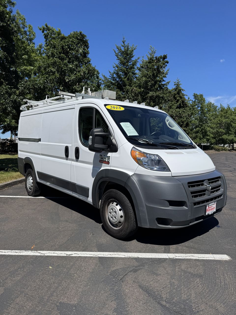 2018 RAM Promaster 1500 Low Roof Tradesman 136-in. WB