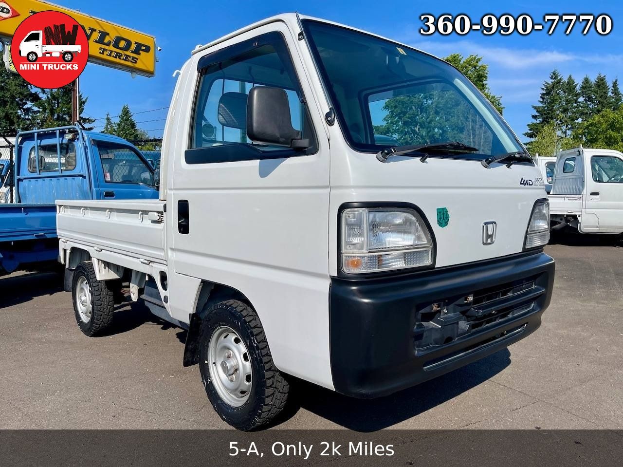 1999 Honda Acty Attack 4WD Mid-Engine, UL-UR 4MT Diff Lock, Like New!