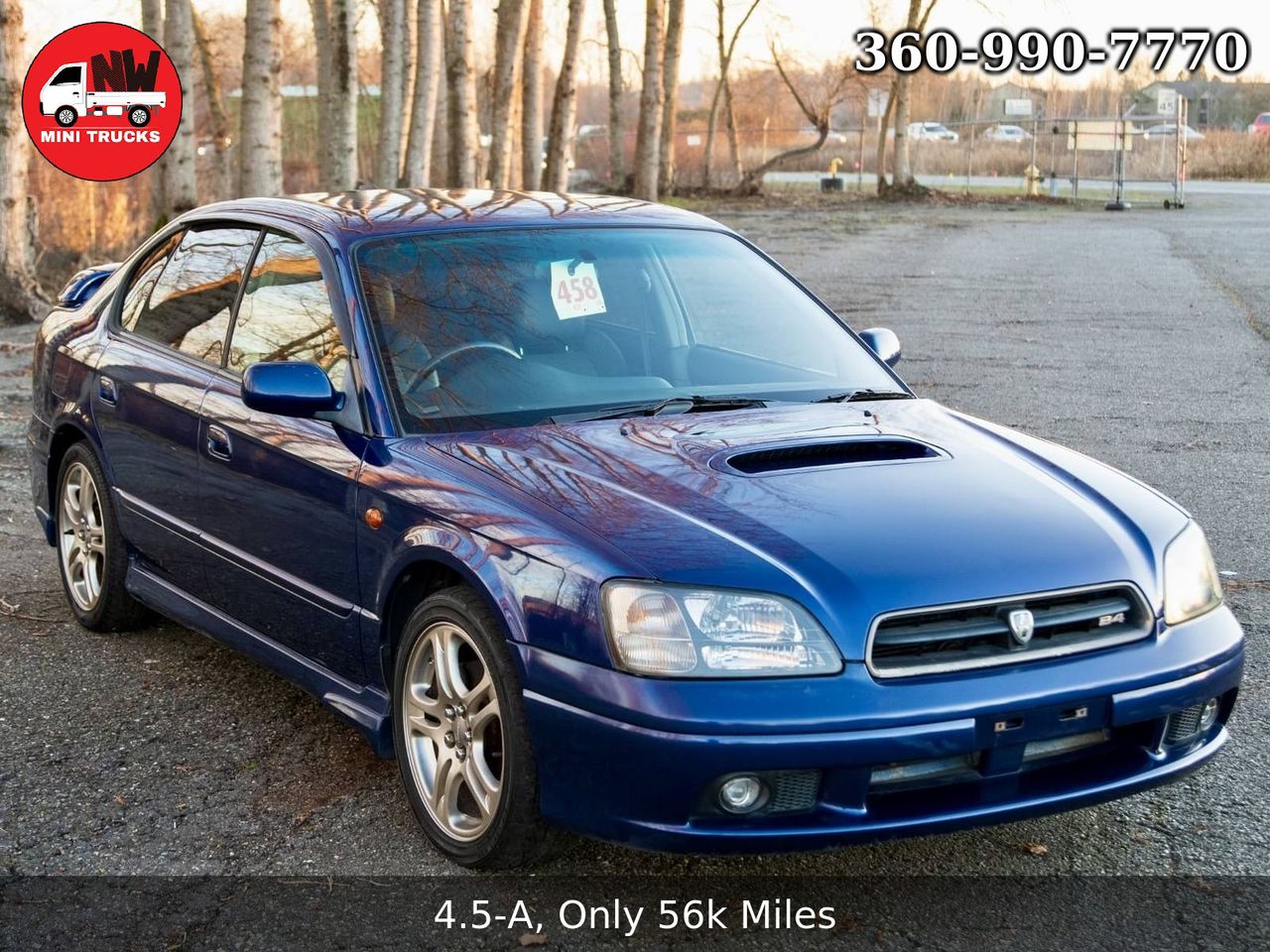 2000 Subaru Legacy B4 RSK Twin Turbo Intercooled 4WD, 5MT