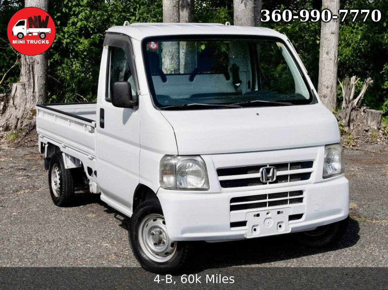 2001 Honda Acty EFI Realtime 4WD, AC, PS, Airbag, 5MT