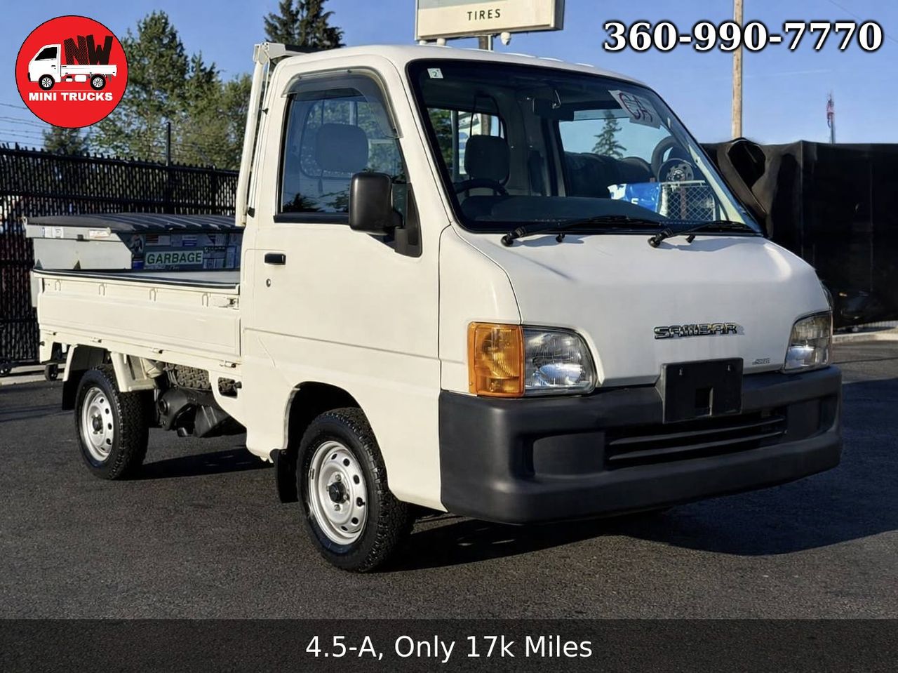 2000 Subaru Sambar EFI 4WD, 2Hi-4Hi, EL Gear, PS, AC, 5MT, Like New!