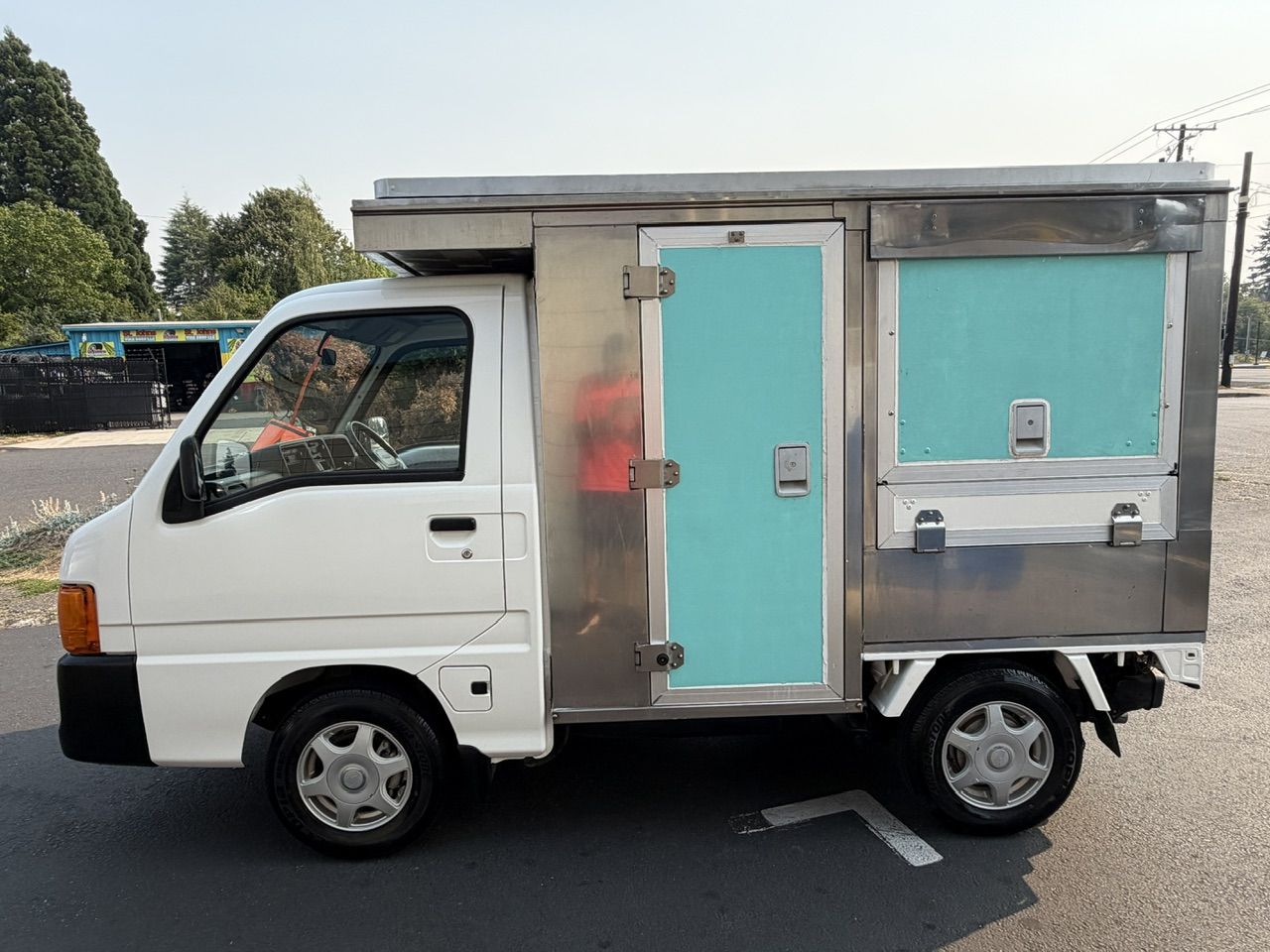 1999 Subaru Sambar EFI 2WD, PS, AC, Airbag, PopTop Food Truck