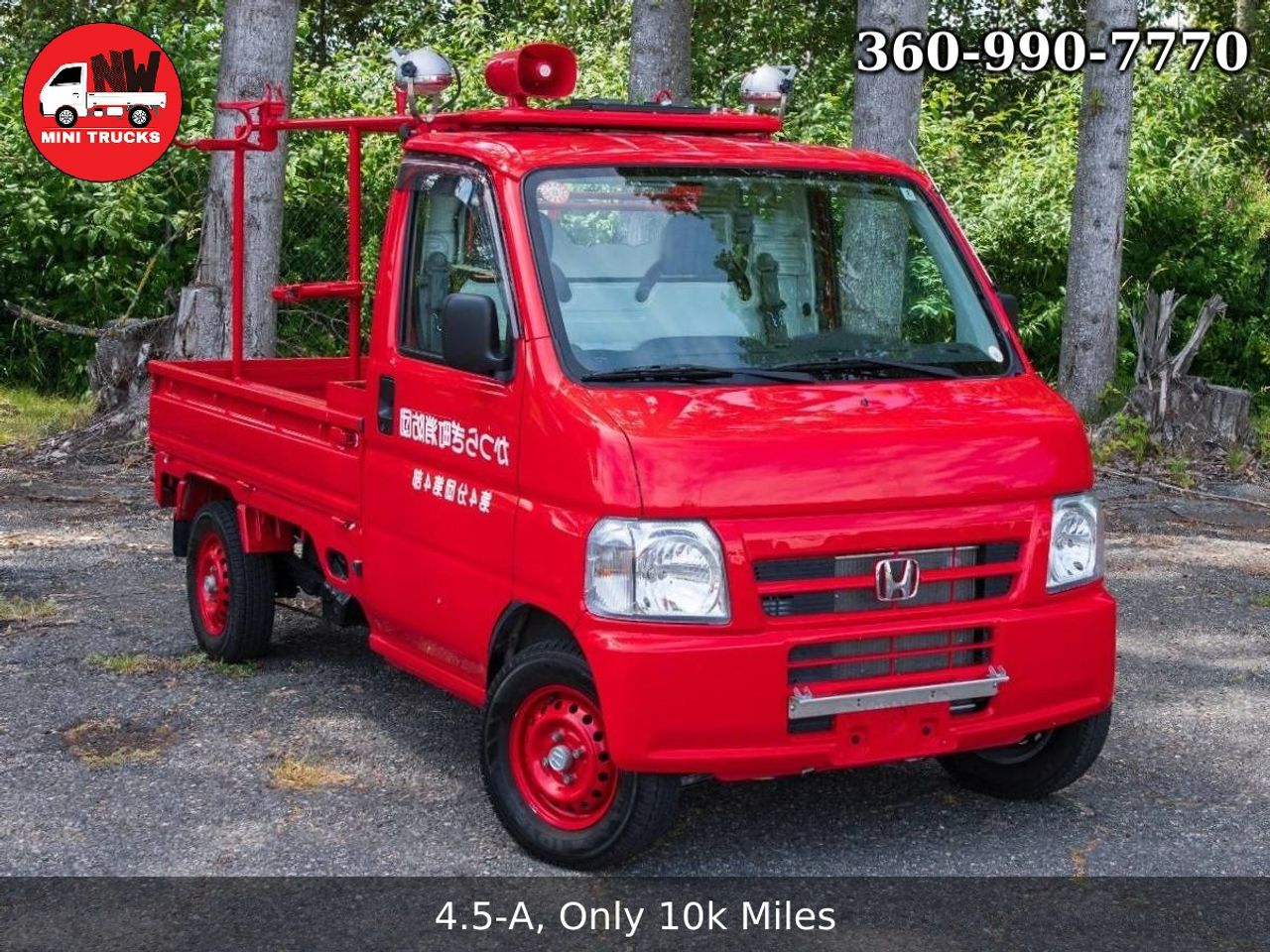 2001 Honda Acty Attack Fire EFI RealTime 4WD, PS, 5MT, UL-UR Difflock