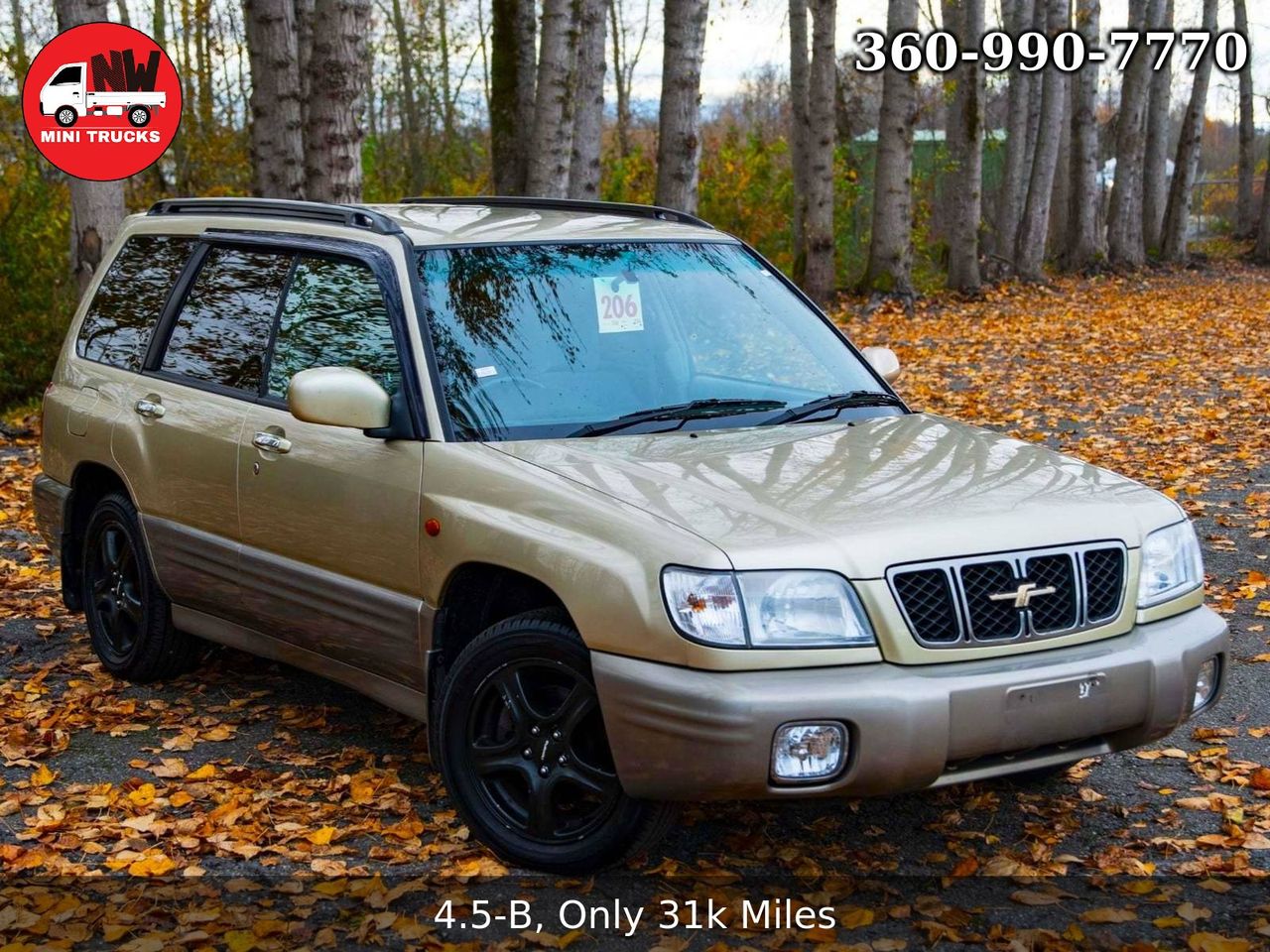 2000 Subaru Forester  4WD, PW,PL,AC, Automatic, Like New!