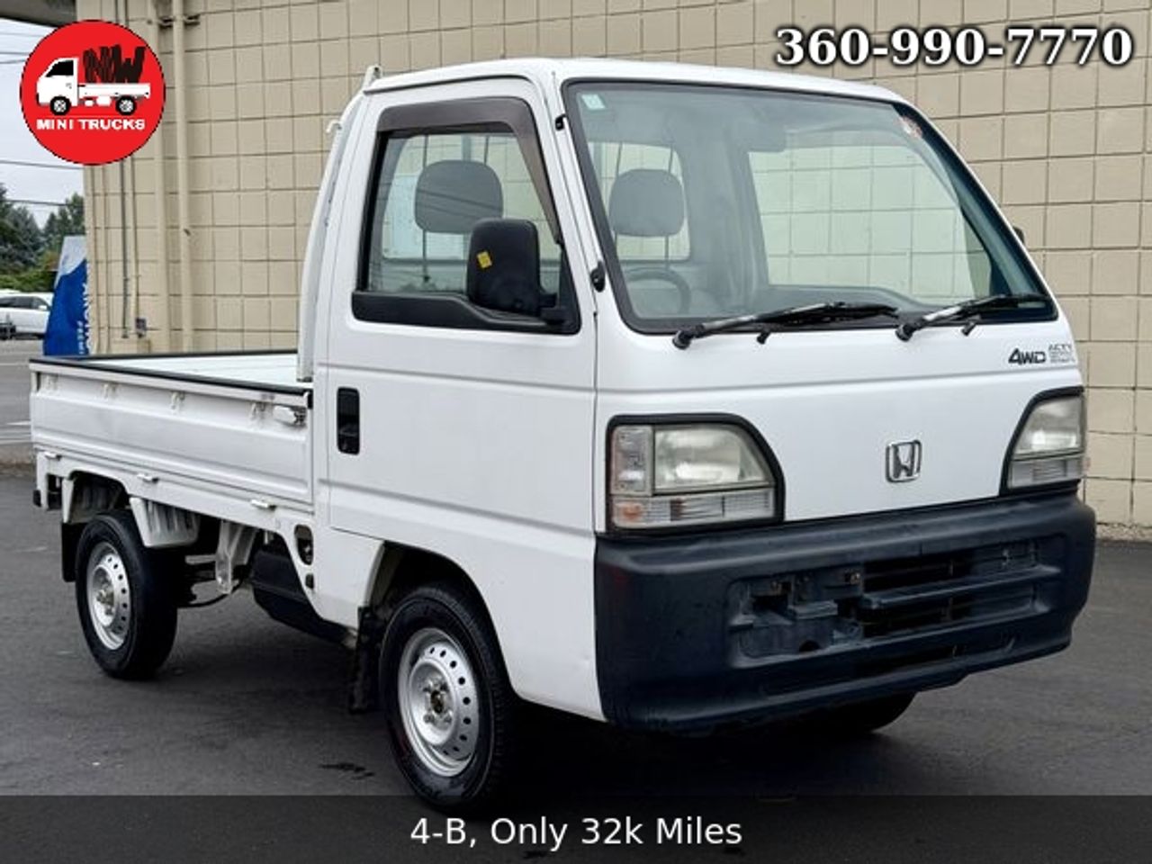1998 Honda Acty Super Delux RealTime 4WD, Mid-Engine, 5MT