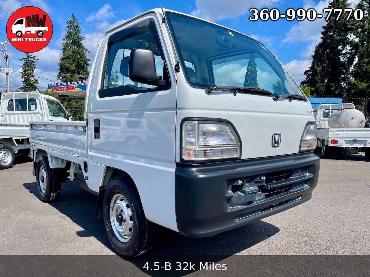1998 Honda Acty Super Delux 2WD, Mid-Engine, 5MT