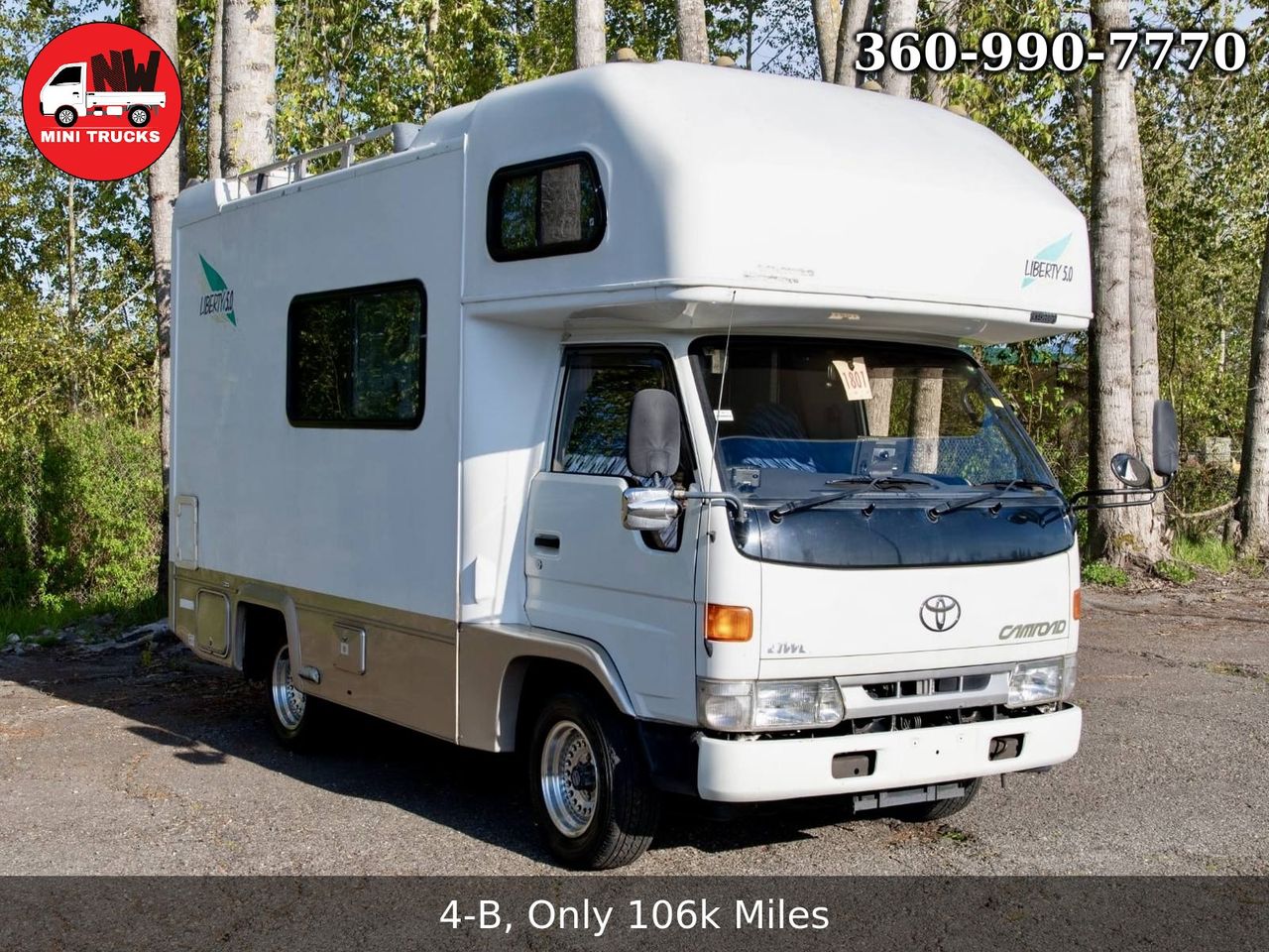 1998 Toyota Camroad Liberty 5.0 Camper 4WD, Bunk Beds, Stove, Auto