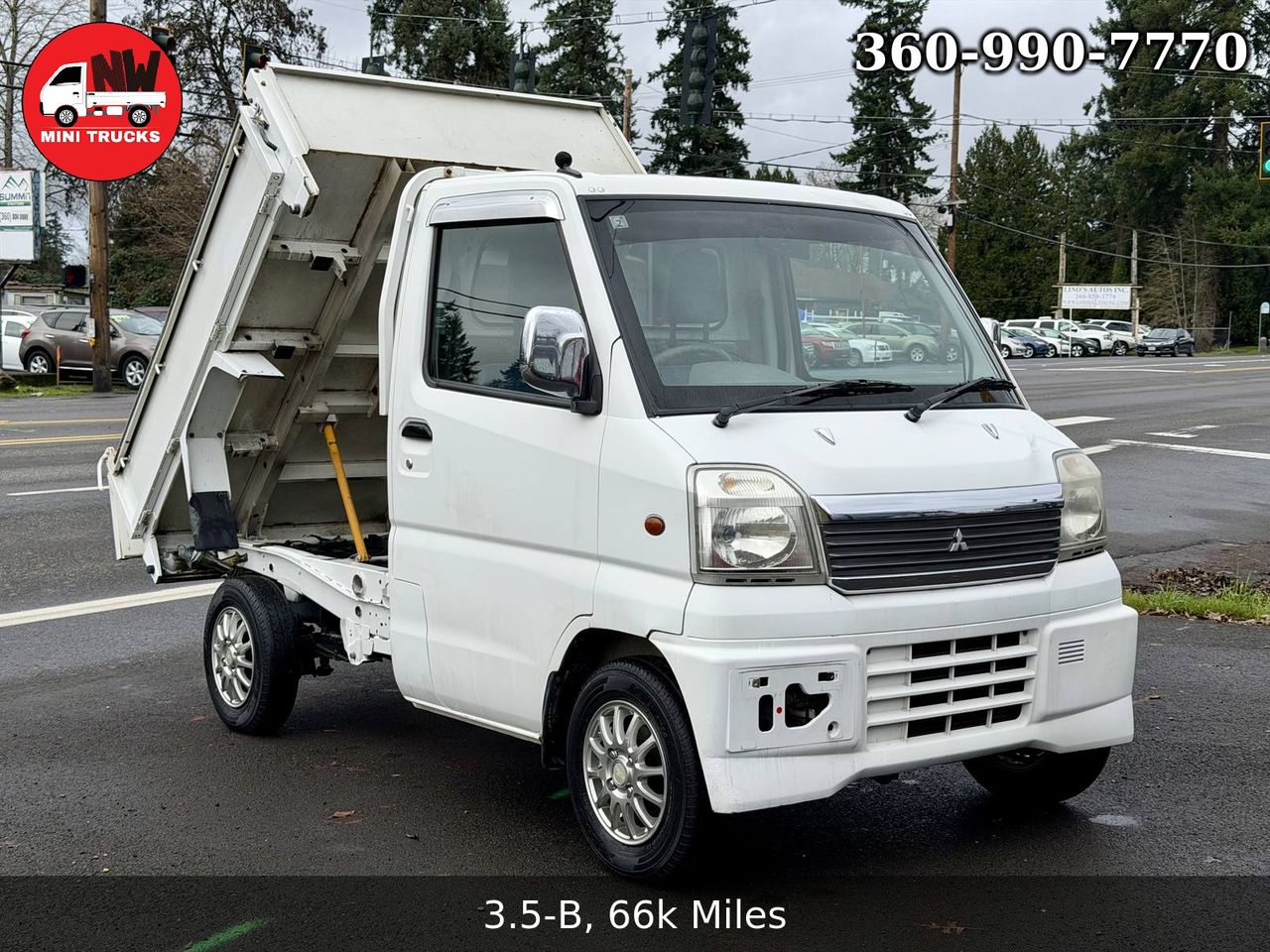 2000 Mitsubishi Minicab HD Dump 4WD, 2Hi-4Hi-4Lo, AC, PS, 5MT, LSD