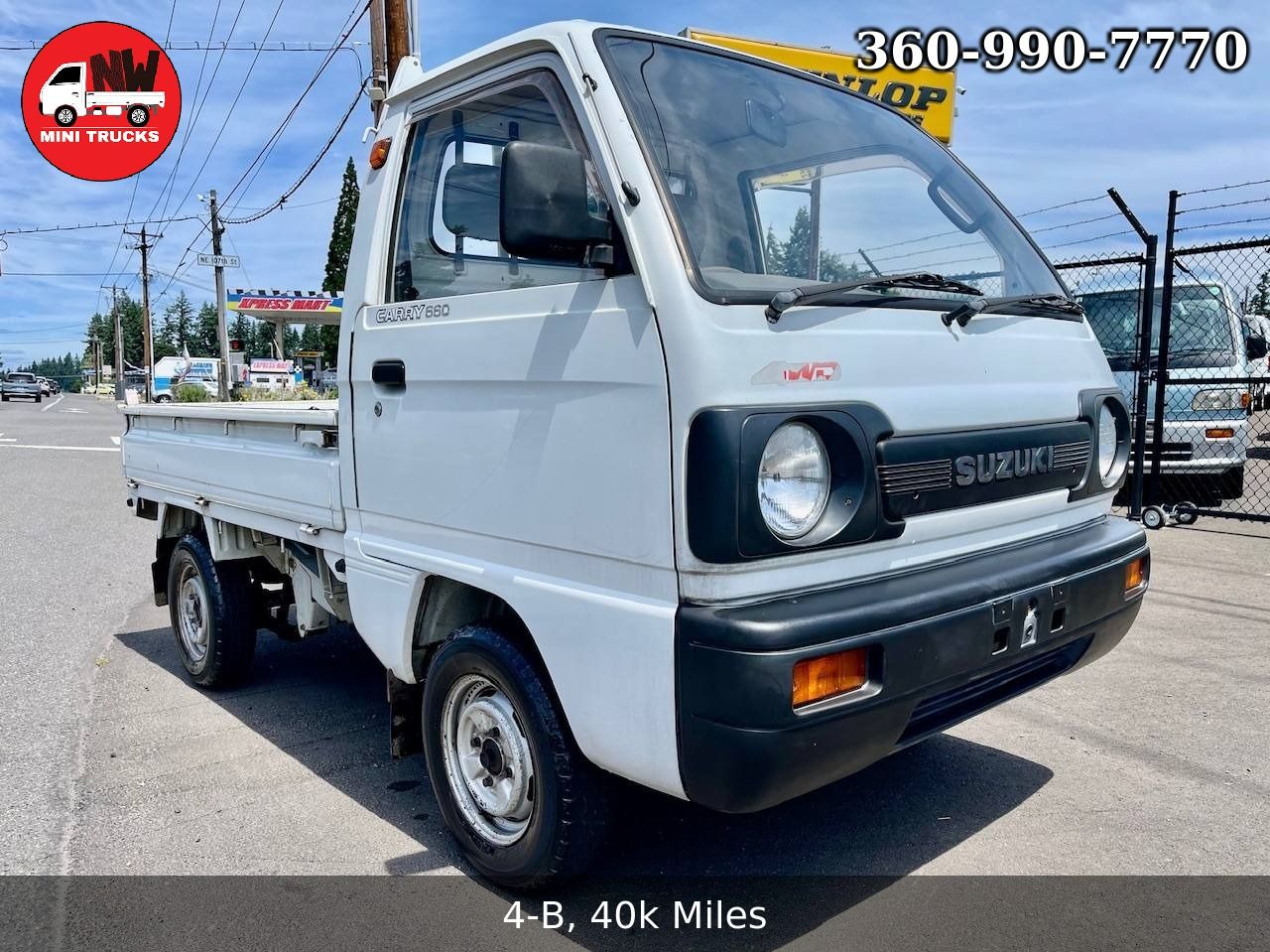 1990 Suzuki Carry Classic 4WD, 2Hi-4Hi-4Lo, 4MT, Difflock