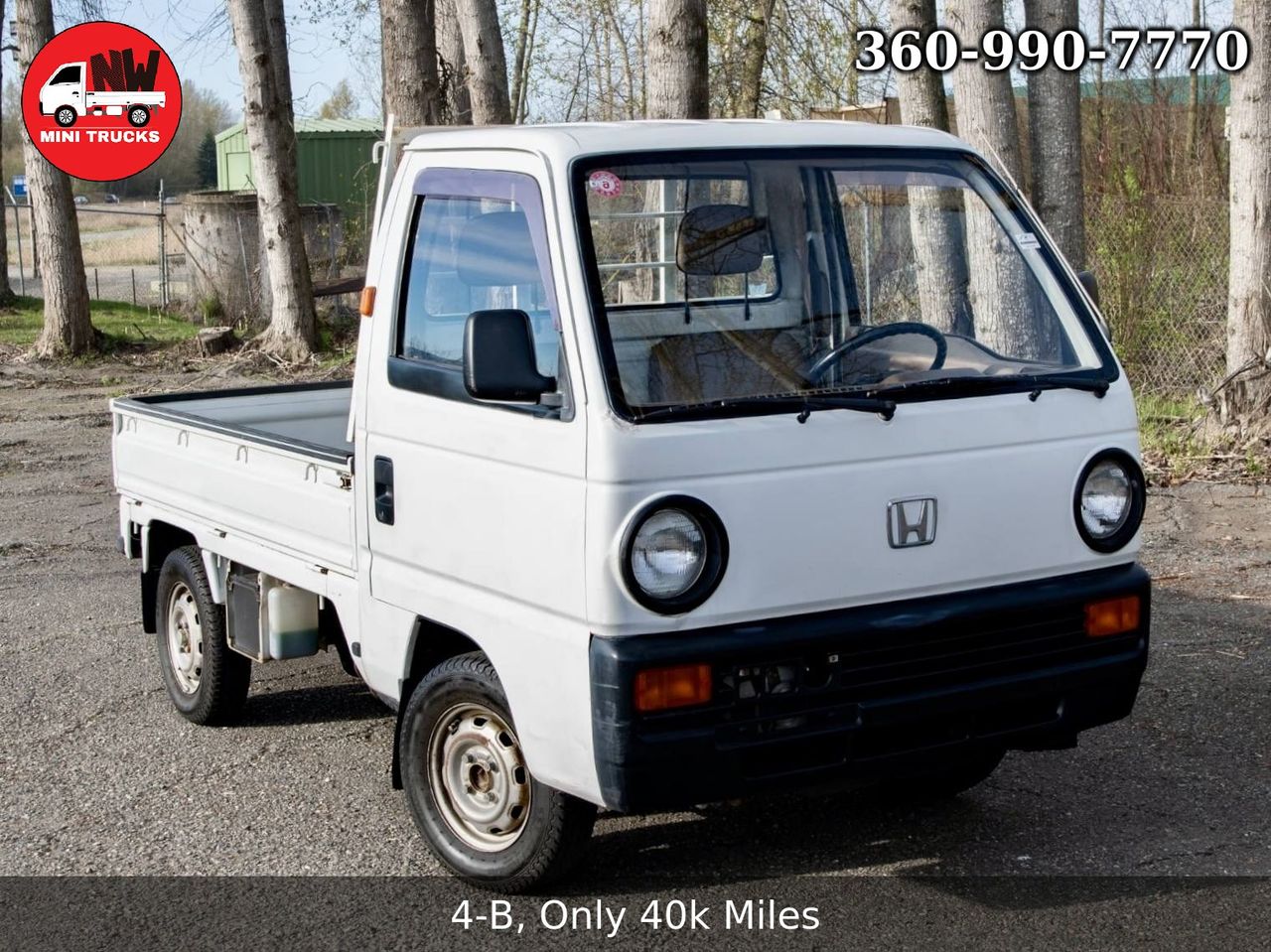 1989 Honda Acty Super Delux Classic 2WD, Mid-Engine, 4MT, Rare!