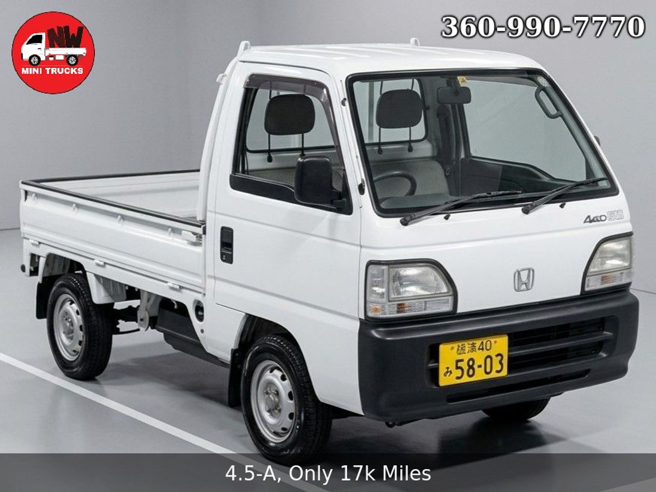 1996 Honda Acty Super Delux RealTime 4WD, Mid-Engine, 5MT