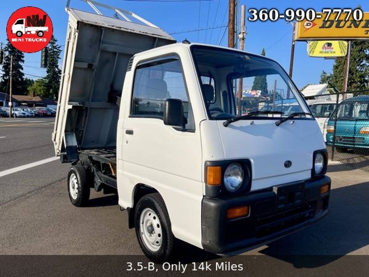 1990 Subaru Sambar SD Dump 4WD, 2Hi-4Hi, EL Gear, 5MT