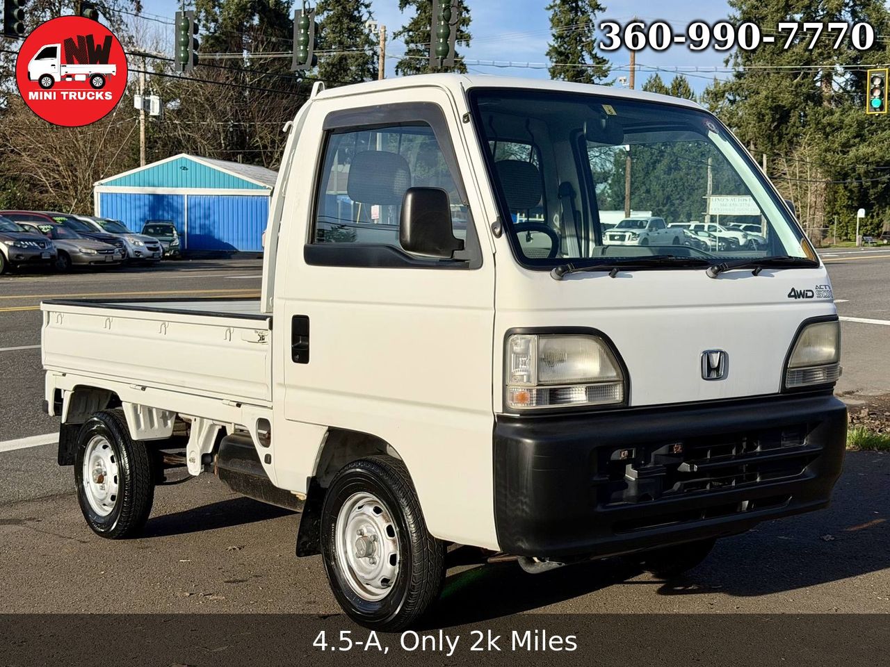 1998 Honda Acty Super Delux 4WD Mid-Engine, AC, 5MT, Like New!