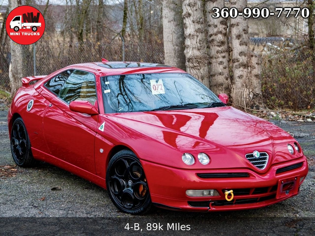 1999 Alfa Romeo GTV 3.0 V6 Busso FWD, PS, PW, PL, AC, 6MT, Rare!