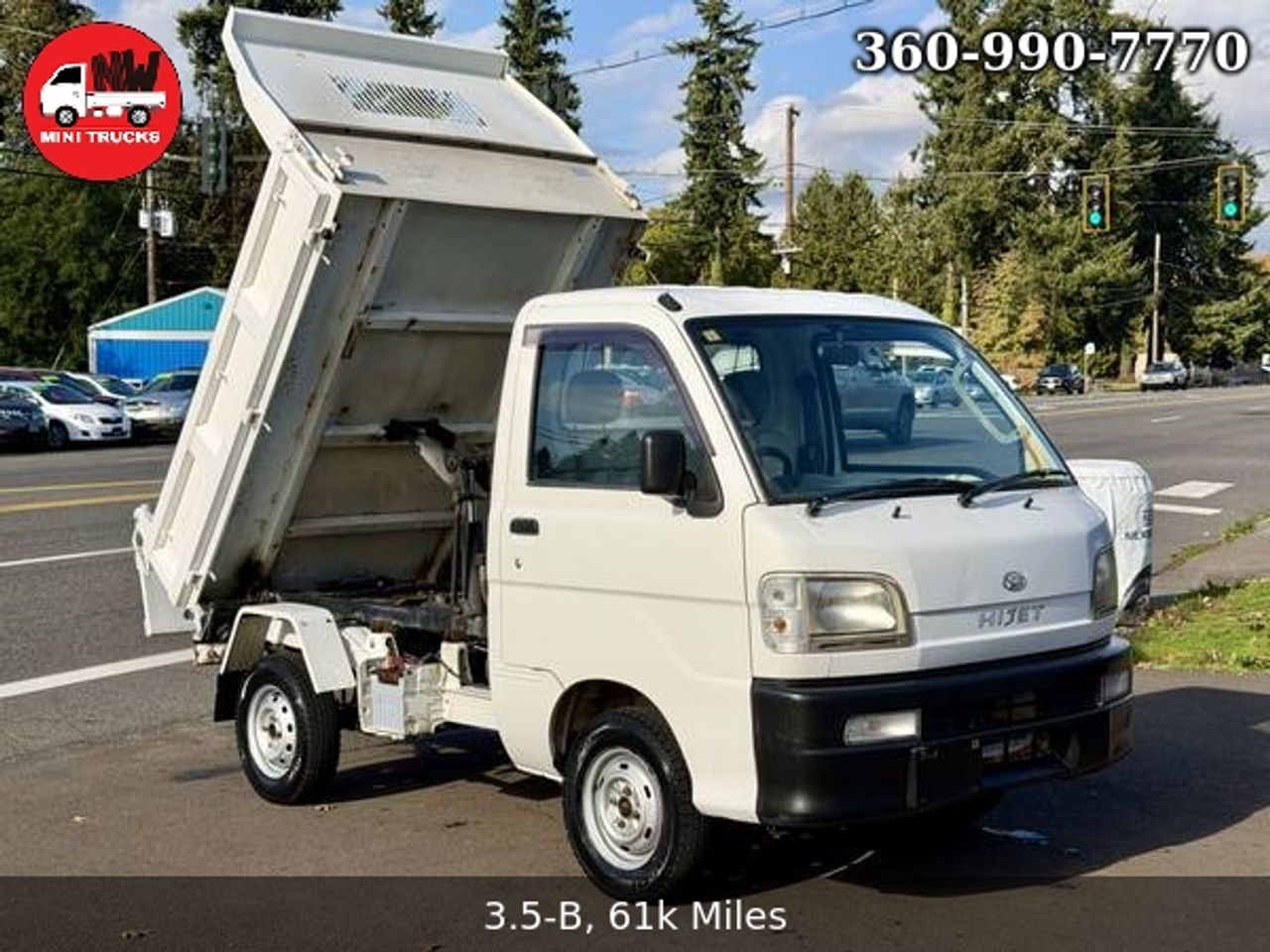 1999 Daihatsu Hi-Jet PTO HD Dump EFI 4WD, 2Hi-4Hi-4Lo, PS, 5MT