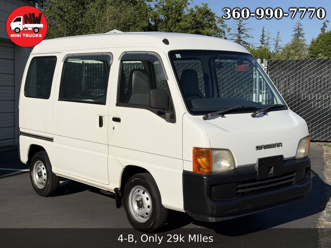 2000 Subaru Sambar Cargo Van EFI RWD, PS, AC, Airbag, 5MT