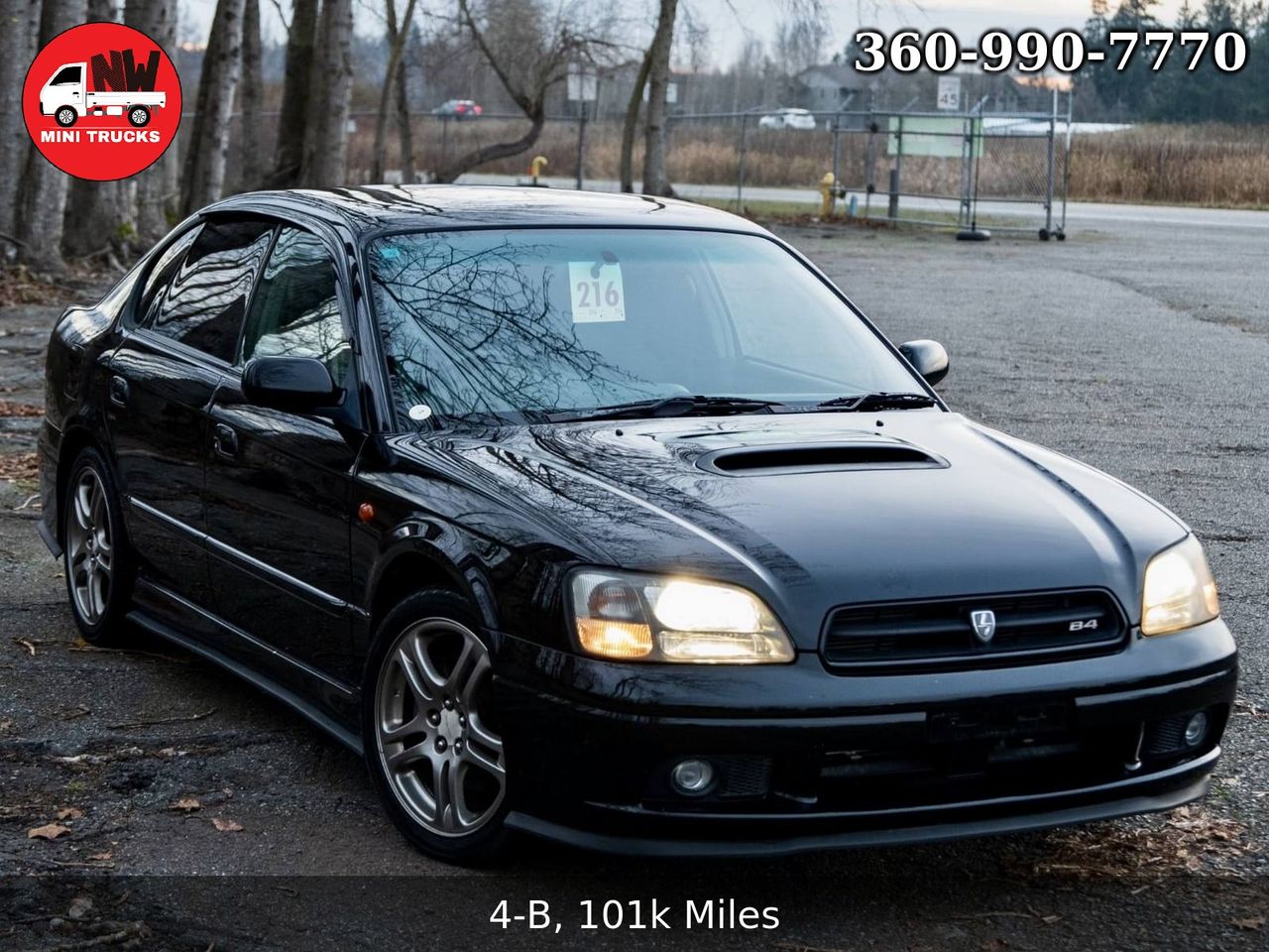 2000 Subaru Legacy B4 RSK Twin Turbo Intercooled 4WD, 5MT