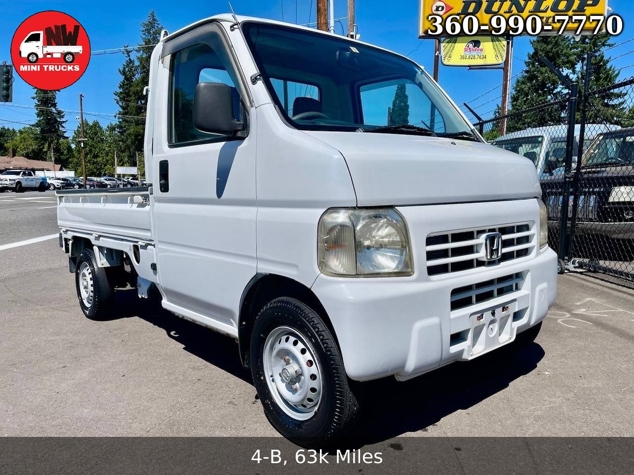 2000 Honda Acty EFI Realtime 4WD, AC, PS, Airbag, 5MT