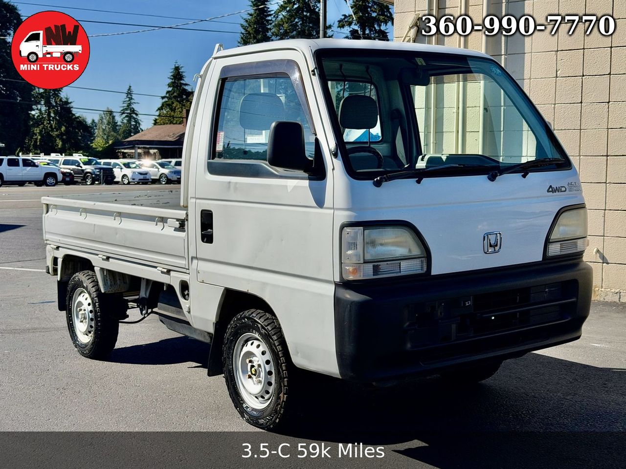 1998 Honda Acty Super Delux RealTime 4WD Mid-Engine, 5MT