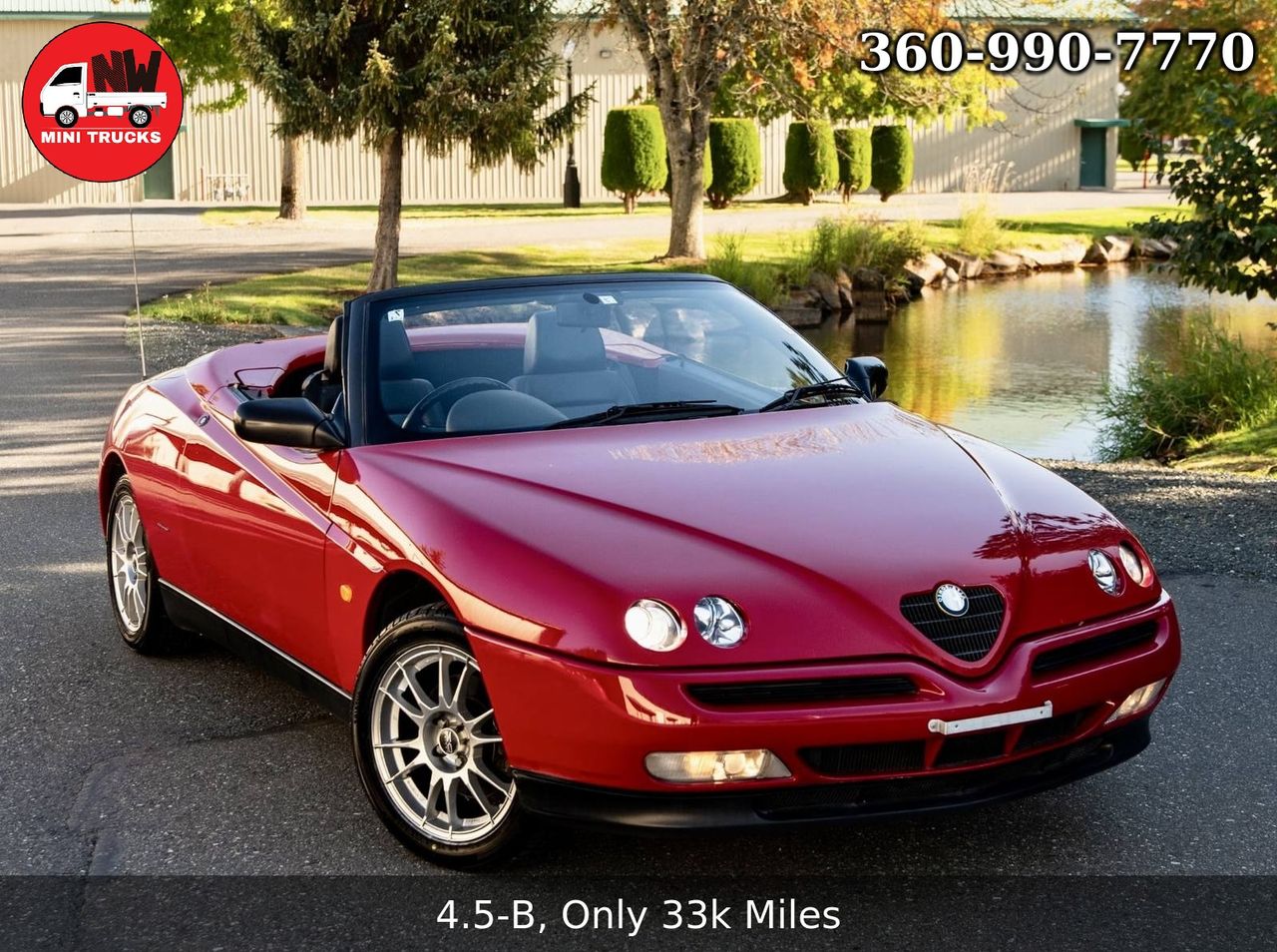 1996 Alfa Romeo Spider Twin Spark FWD, PS, PW, PL, AC, 5MT, Convertible