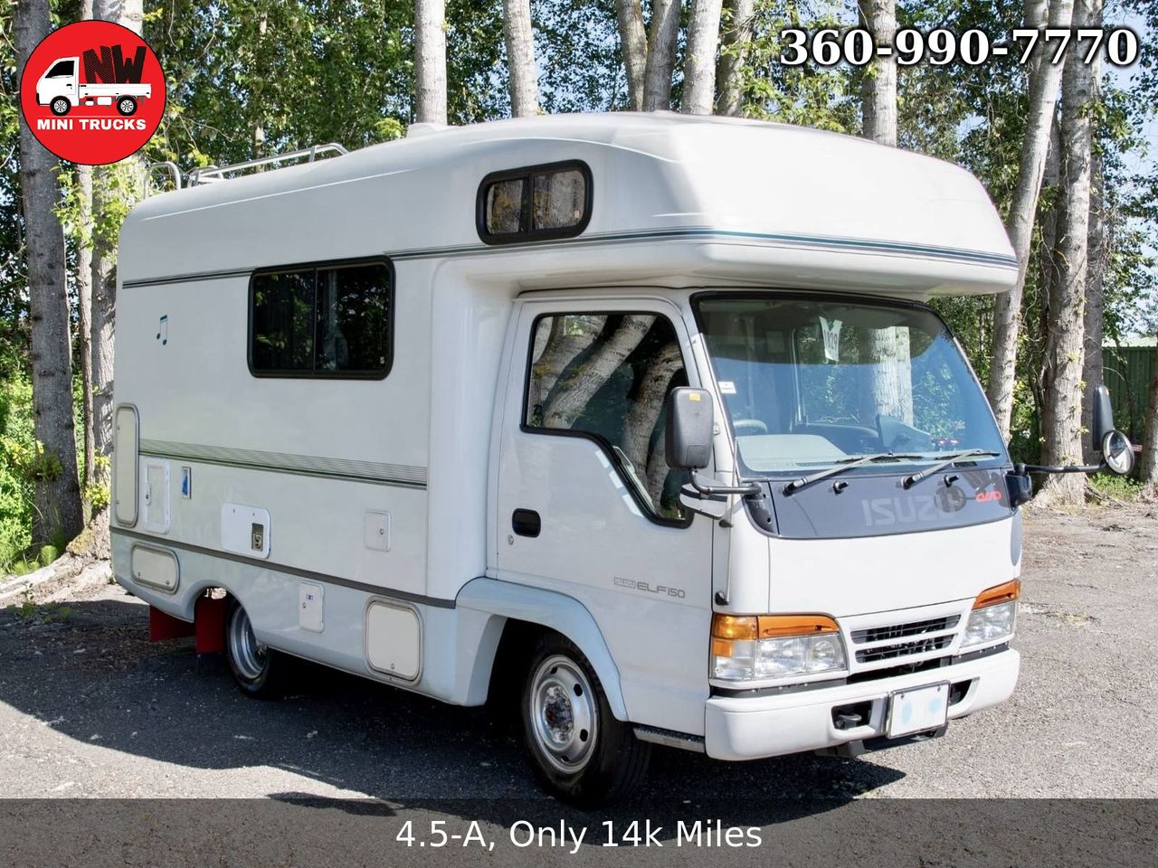1997 Isuzu Elf 150 Camper  4WD, Diesel, Fully Loaded, 5MT