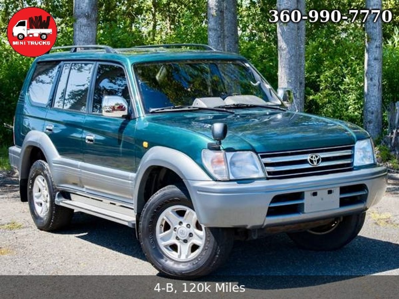 1997 Toyota Land Cruiser Prado Turbo Diesel, 4WD, 2Hi-4Hi-4Lo