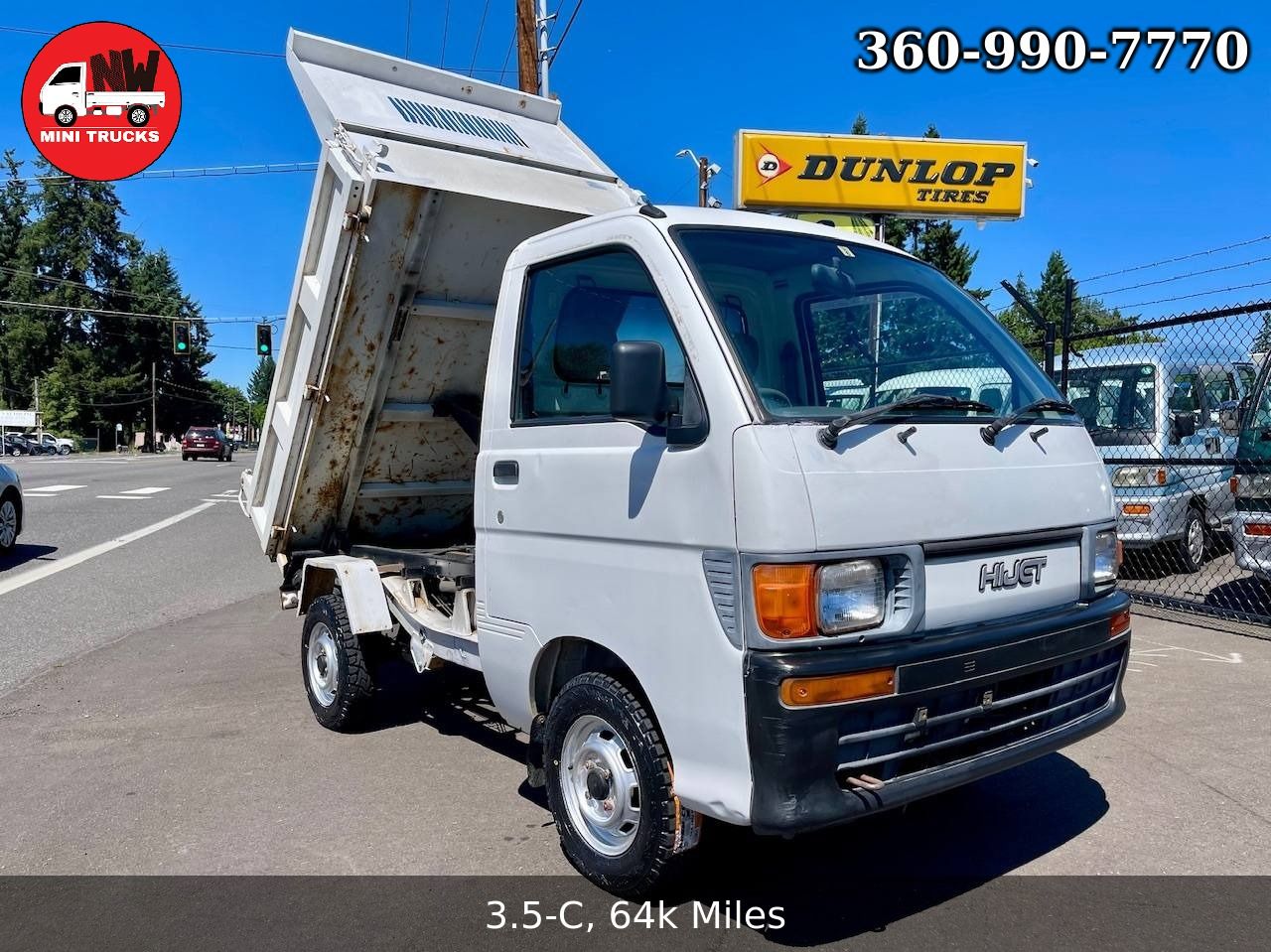 1998 Daihatsu Hi-Jet PTO HD Dump 4WD, 2Hi-4Hi-4Lo, AC, 5MT, D-Lock