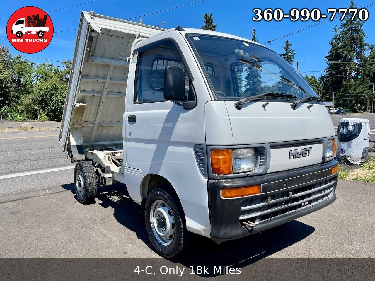 1994 Daihatsu Hi-Jet Climber Dump 4WD, 2Hi-4Hi-4Lo, 5MT, Difflock