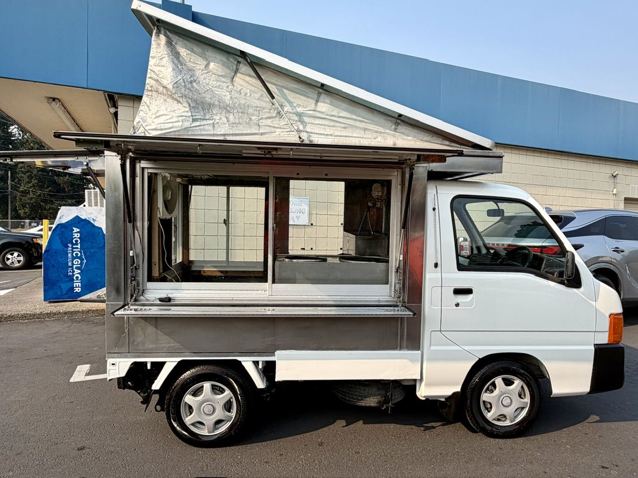 1999 Subaru Sambar EFI 2WD, PS, AC, Airbag, PopTop Food Truck