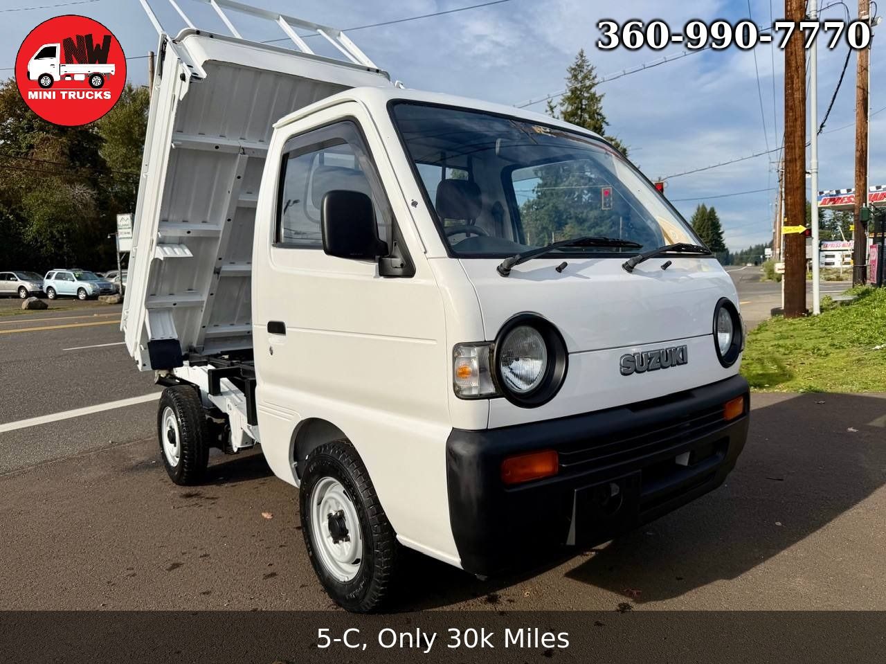 1994 Suzuki Carry SD Dump 4WD, 2Hi-4Hi-4Lo, 4MT, Diff Lock, Like New