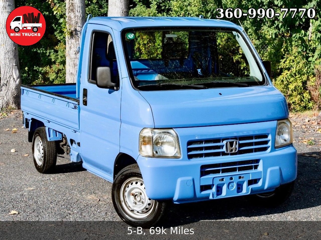 2000 Honda Acty EFI 2WD, Mid-Engine, PS, Airbag, Auto, Like New!