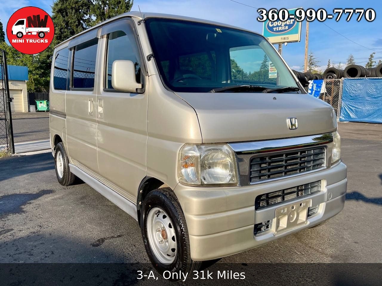 2000 Honda Vamos Fulltime 4WD, Fully Loaded, Airbags, Auto