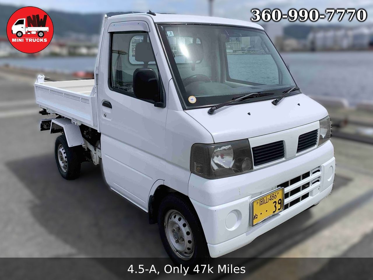 2001 Mitsubishi Minicab HD Dump 4WD, 2Hi-4Hi-4Lo, AC, PS, 5MT, LSD