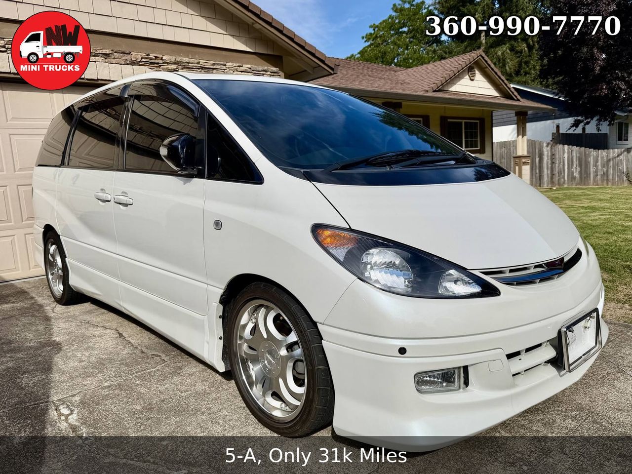 2000 Toyota Estima 3.0 Aeras FWD, Alloy’s, AC, PS, PW, PL, 8-Pass, Auto