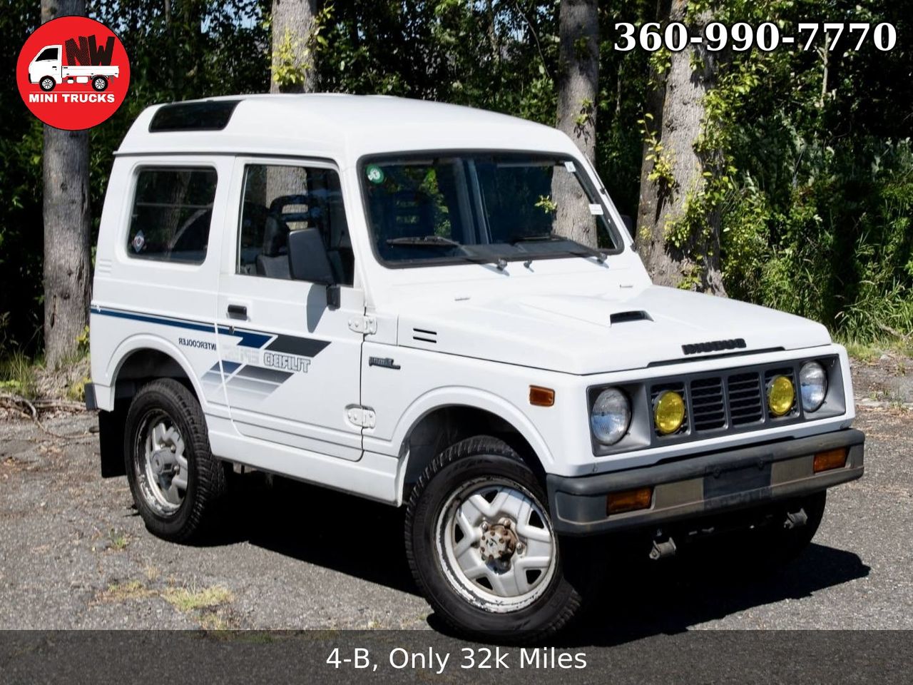 1990 Suzuki Jimny High Roof Turbo Intercooled 4WD, 2Hi-4Hi-4Lo, 5MT