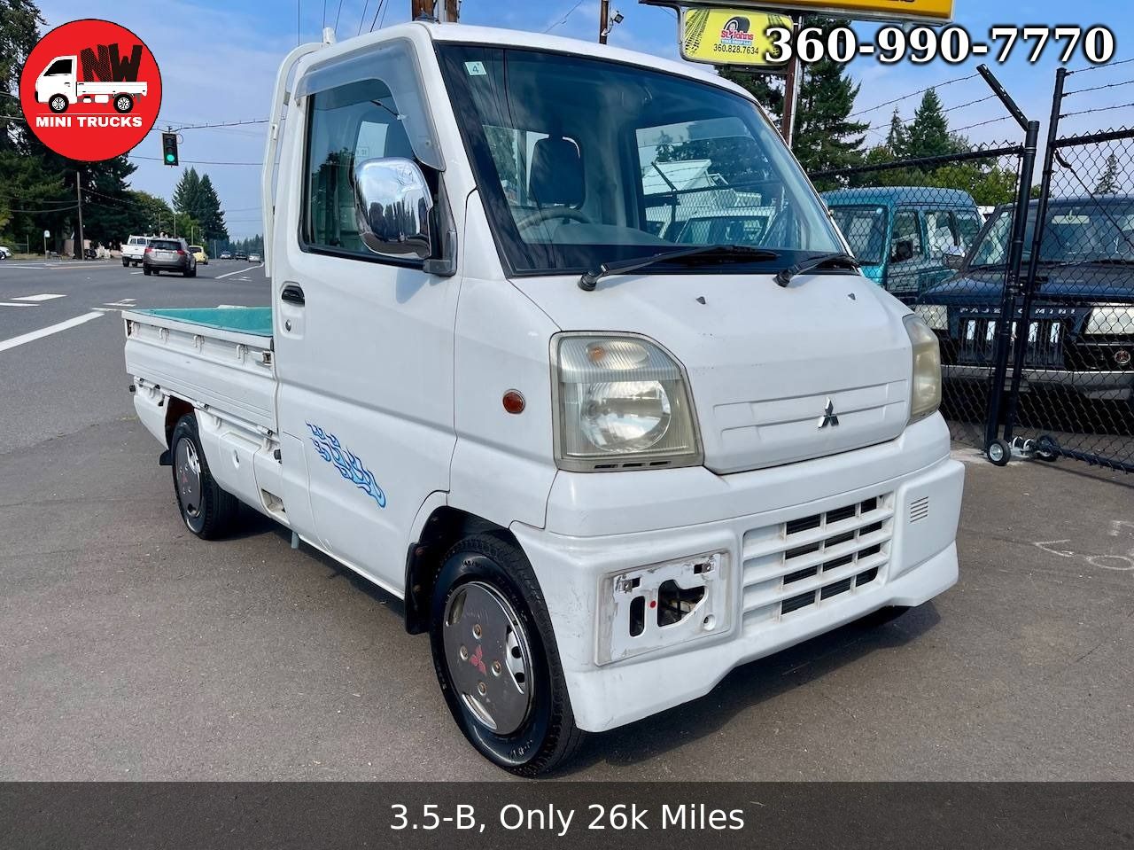 2000 Mitsubishi Minicab Special Edition RWD, PS, AC, Automatic, Rare!