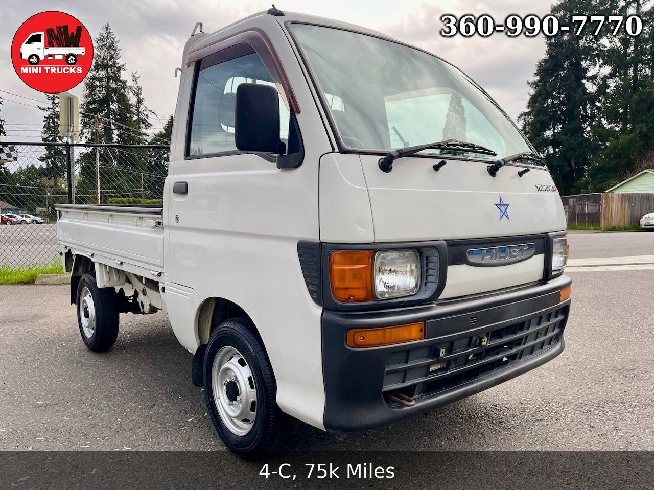 1998 Daihatsu Hi-Jet Twincam 4WD, 2Hi-4Hi-4Lo, AC, 5MT