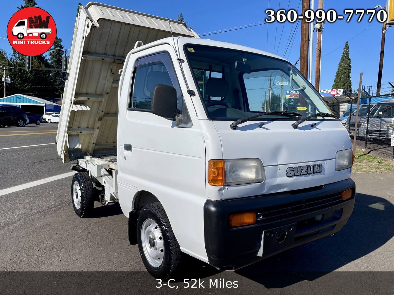 1997 Suzuki Carry SD Dump 4WD, 2Hi-4Hi, EL Gear, 5MT, Diff Lock